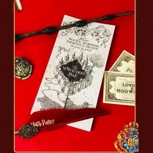 Harry Potter Official Authorized Map of The Marauder's School of Magic Hogwarts